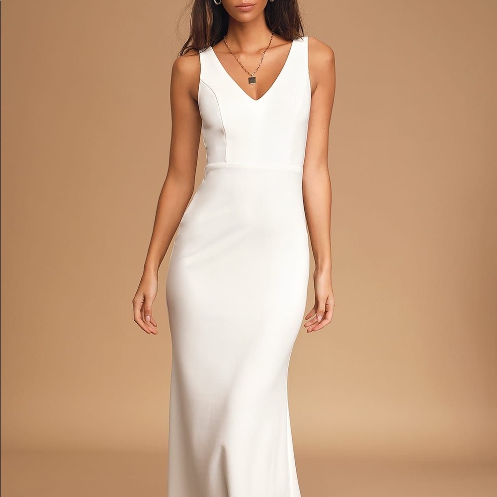 Women's Lulus This Bliss Tie Back Sleeveless Maxi Dress Lulus Exclusive! NWT